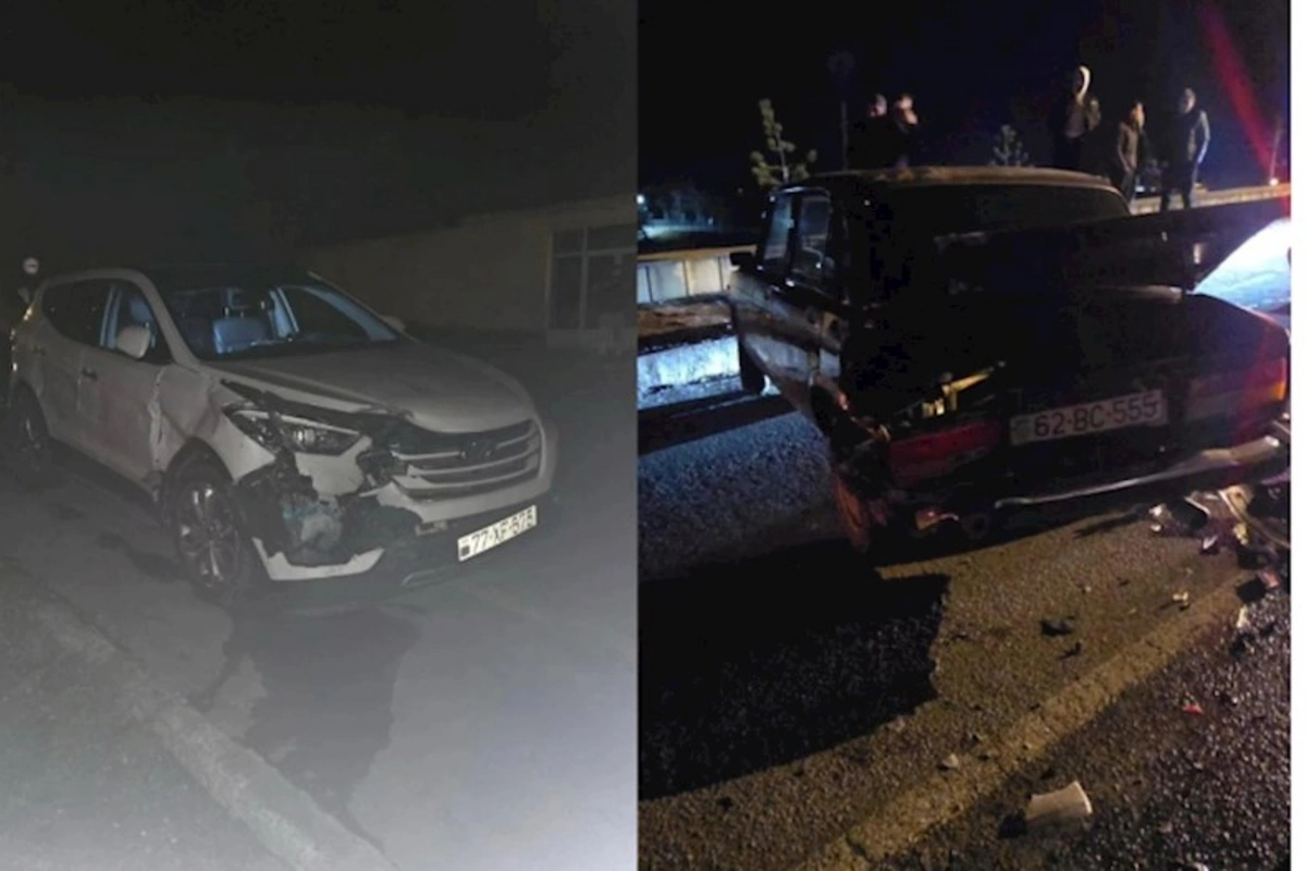 Zaqataladakı asma körpüdə yol-nəqliyyat hadisəsi baş verib: Xəsarət alan var — VİDEO