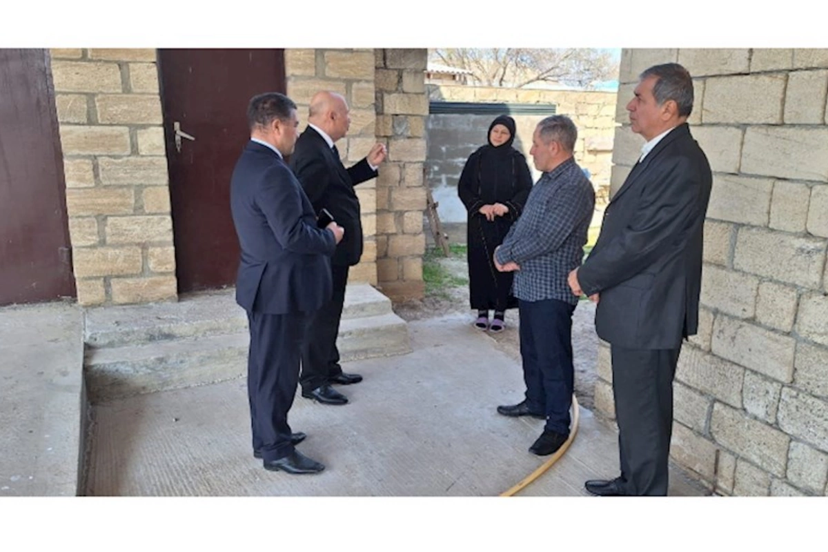 Səyyad Salahlı şəhid ailələri ilə bayramlaşdı — FOTOLAR