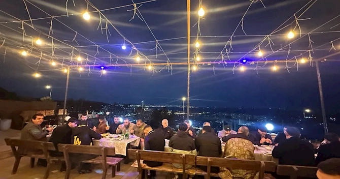 Xüsusi Təyinatlı Qazilərimiz iftar süfrəsində bir araya gəldi — FOTOLAR