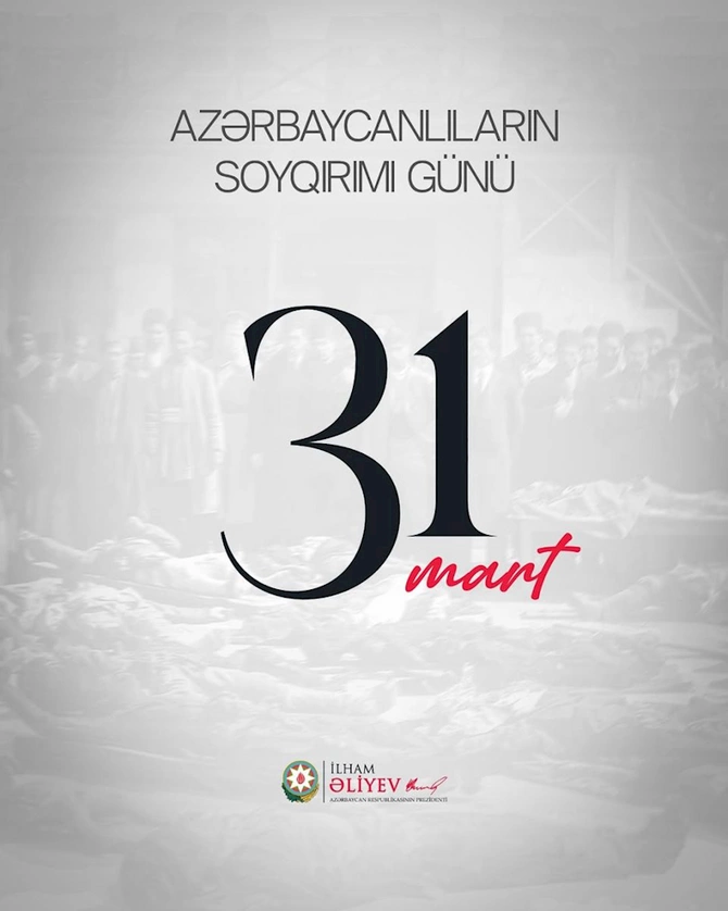 İlham Əliyev Azərbaycanlıların Soyqırımı Günü ilə bağlı paylaşım etdi — FOTO