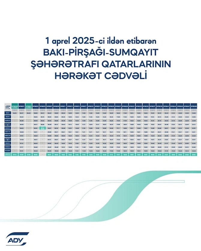 Bakı-Sumqayıt qatarının sərnişinlərinin NƏZƏRİNƏ - Sabahdan qrafik dəyişir Bakı-Sumqayıt qatarının sərnişinlərinin NƏZƏRİNƏ - Sabahdan qrafik dəyişir
