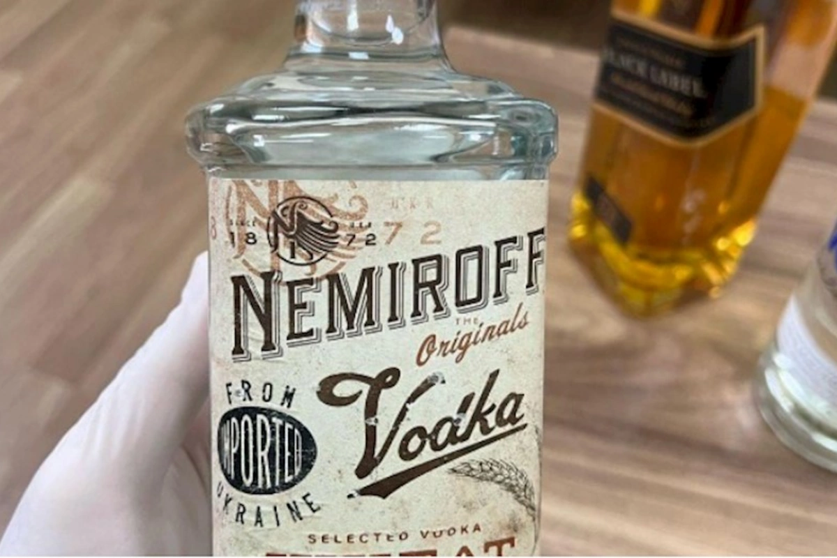 Bakıda marketdə saxta alkoqollu içkilər aşkarlandı — FOTOLAR
