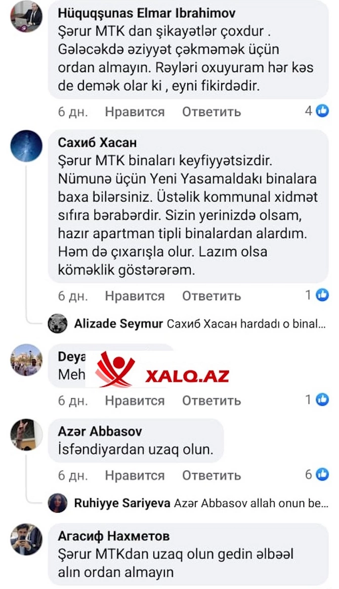 Şərurlu İsfəndiyar vətəndaşları necə aldadır? — Jasmine Parkdan şikayətlər ( FOTOFAKTLAR)