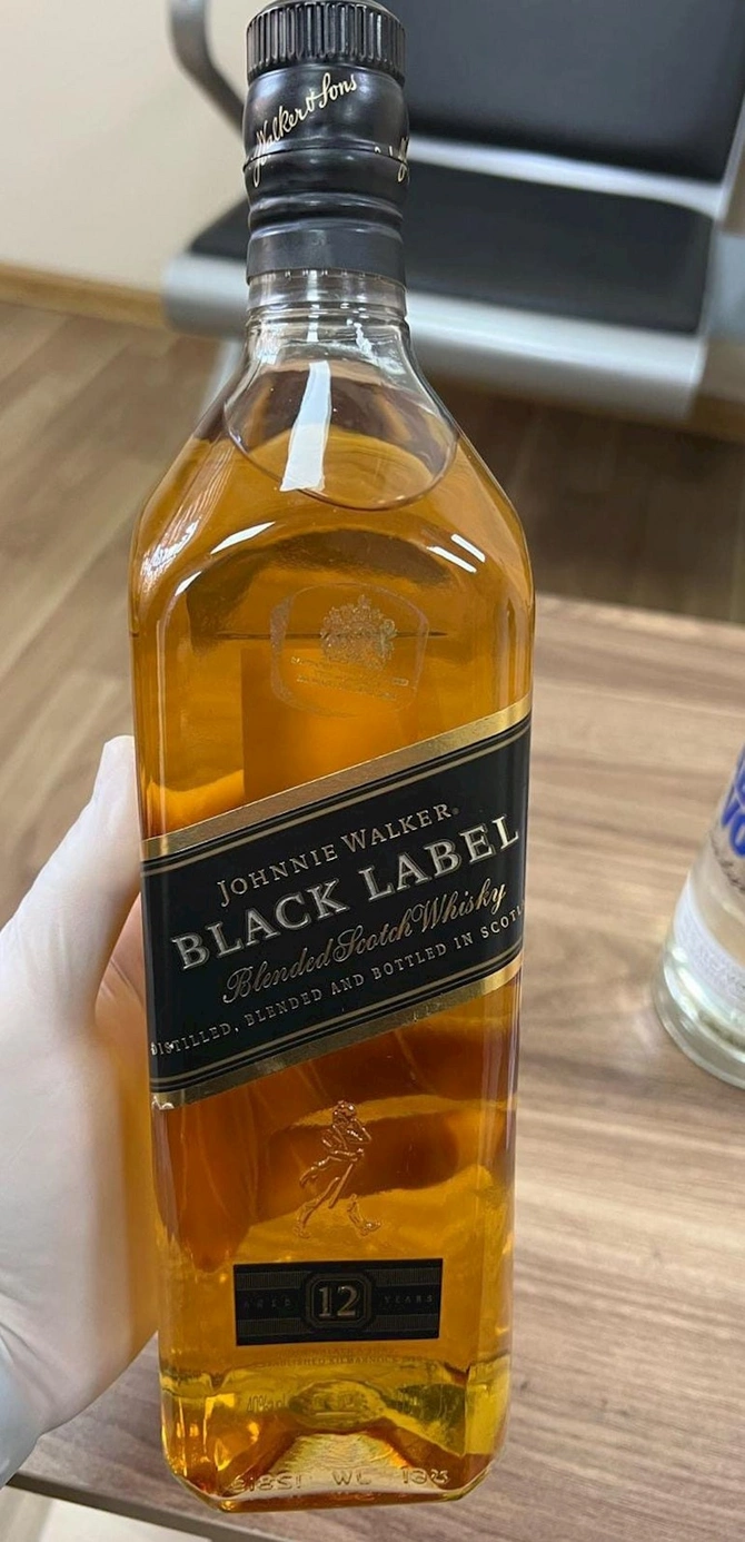 Bakıda marketdə saxta alkoqollu içkilər aşkarlandı — FOTOLAR