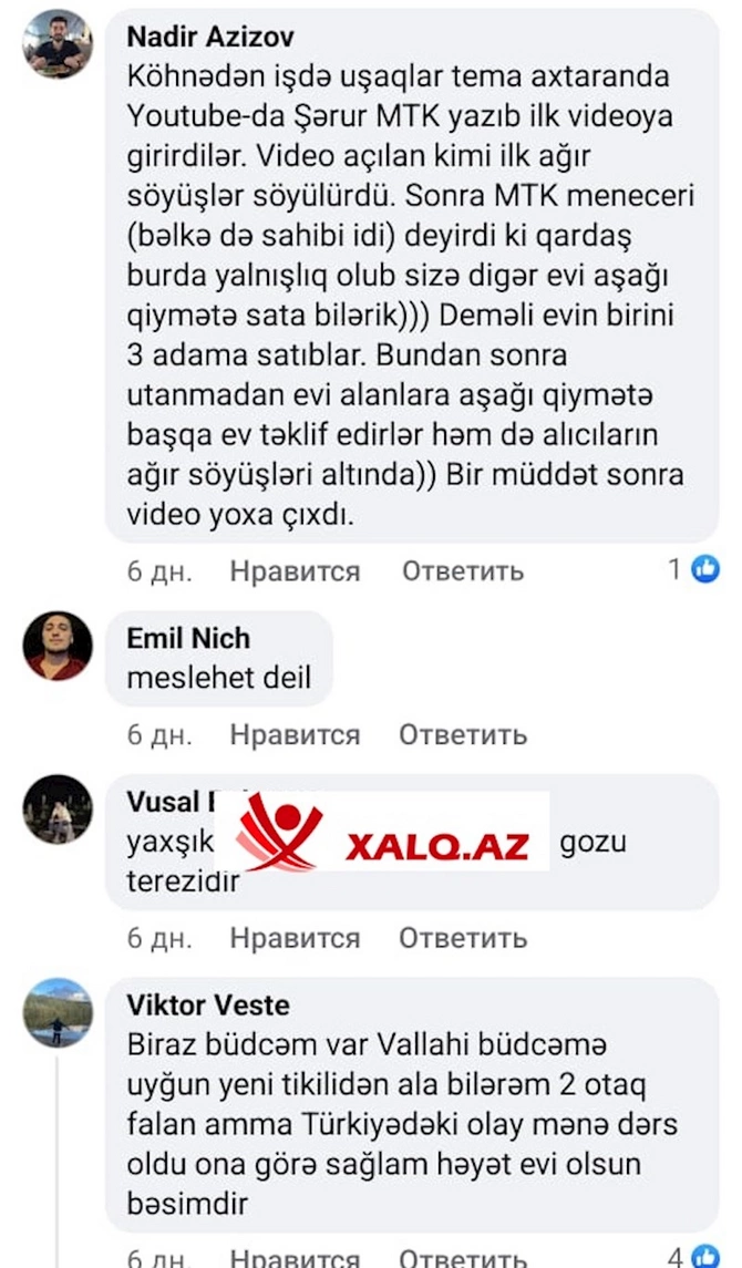 Şərurlu İsfəndiyar vətəndaşları necə aldadır? — Jasmine Parkdan şikayətlər ( FOTOFAKTLAR)