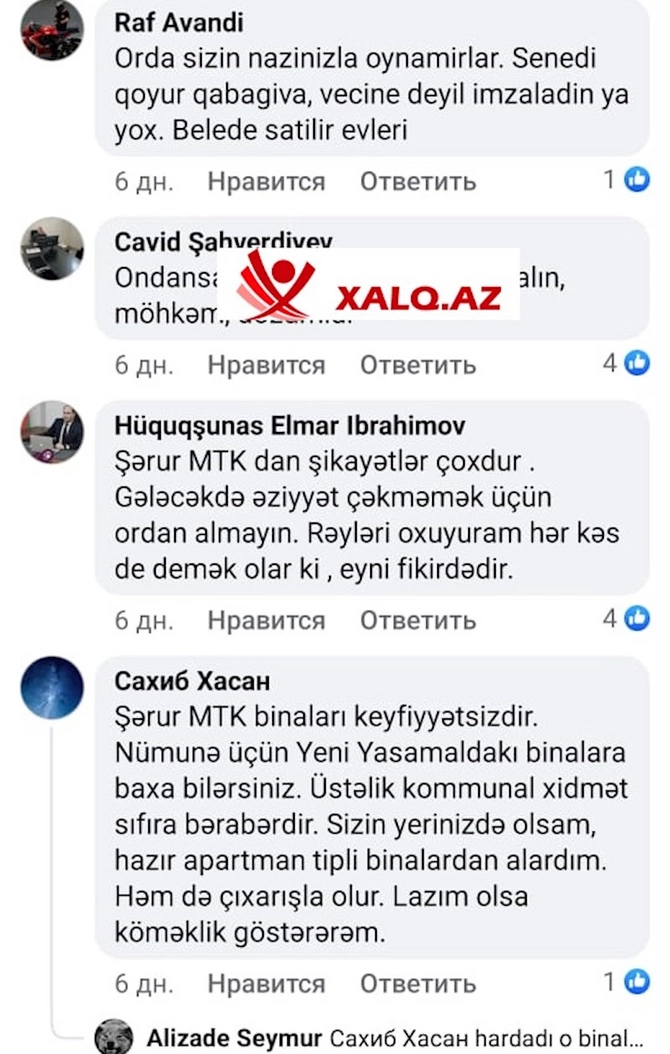 Şərurlu İsfəndiyar vətəndaşları necə aldadır? — Jasmine Parkdan şikayətlər ( FOTOFAKTLAR)