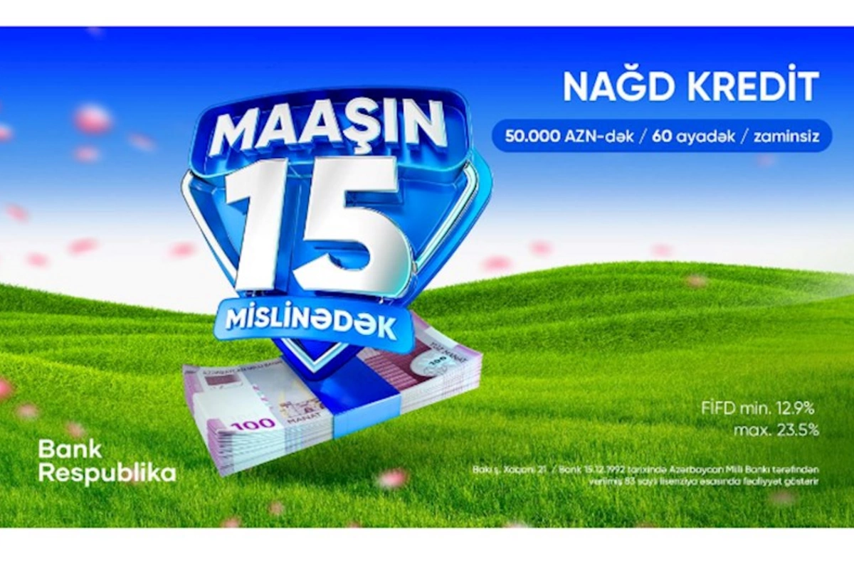 Bank Respublika nağd kreditlər üzrə Novruz kampaniyasına start verir