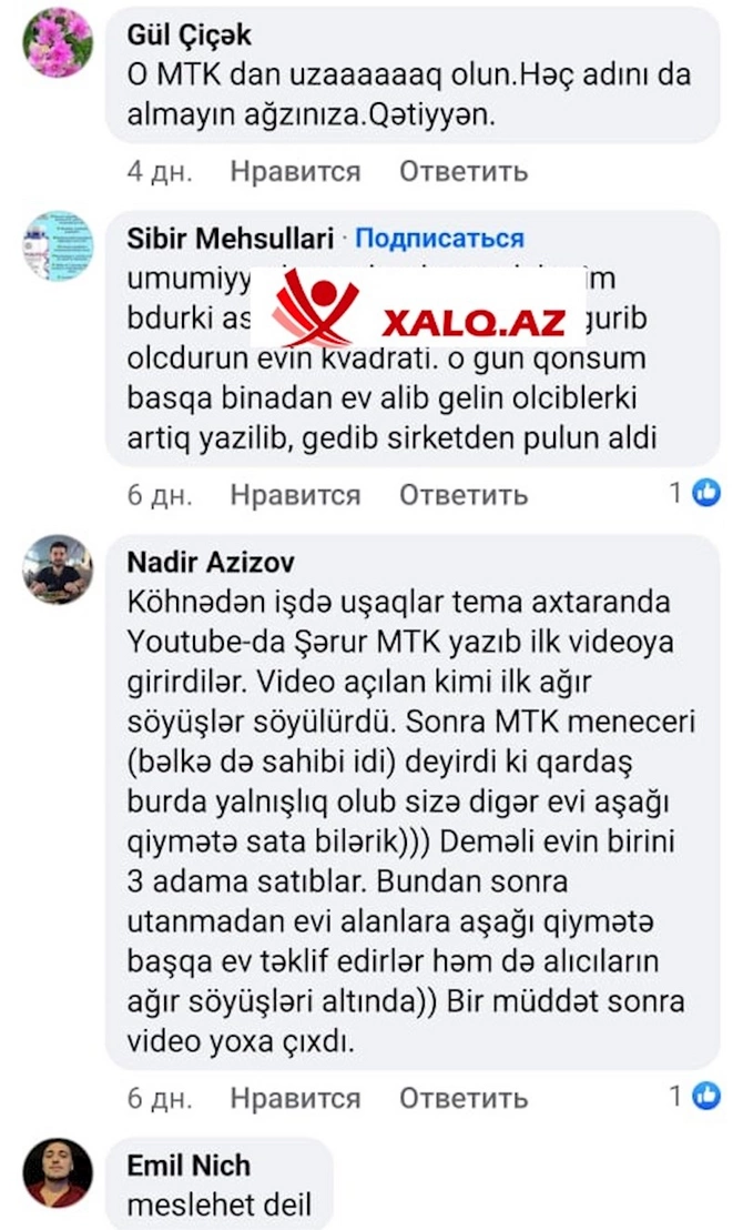 Şərurlu İsfəndiyar vətəndaşları necə aldadır? — Jasmine Parkdan şikayətlər ( FOTOFAKTLAR)