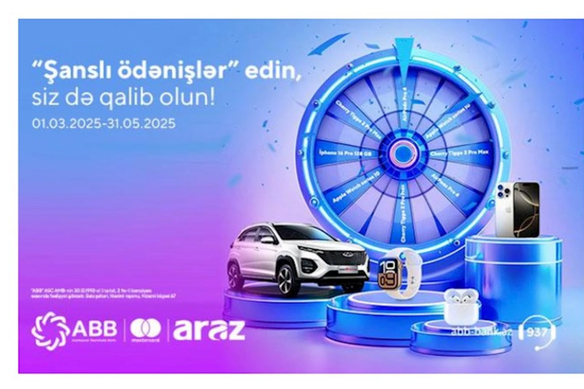 Alış-verişlərini ABB-nin kartları ilə “ARAZ” Supermarketlərdə et, avtomobil qazan!