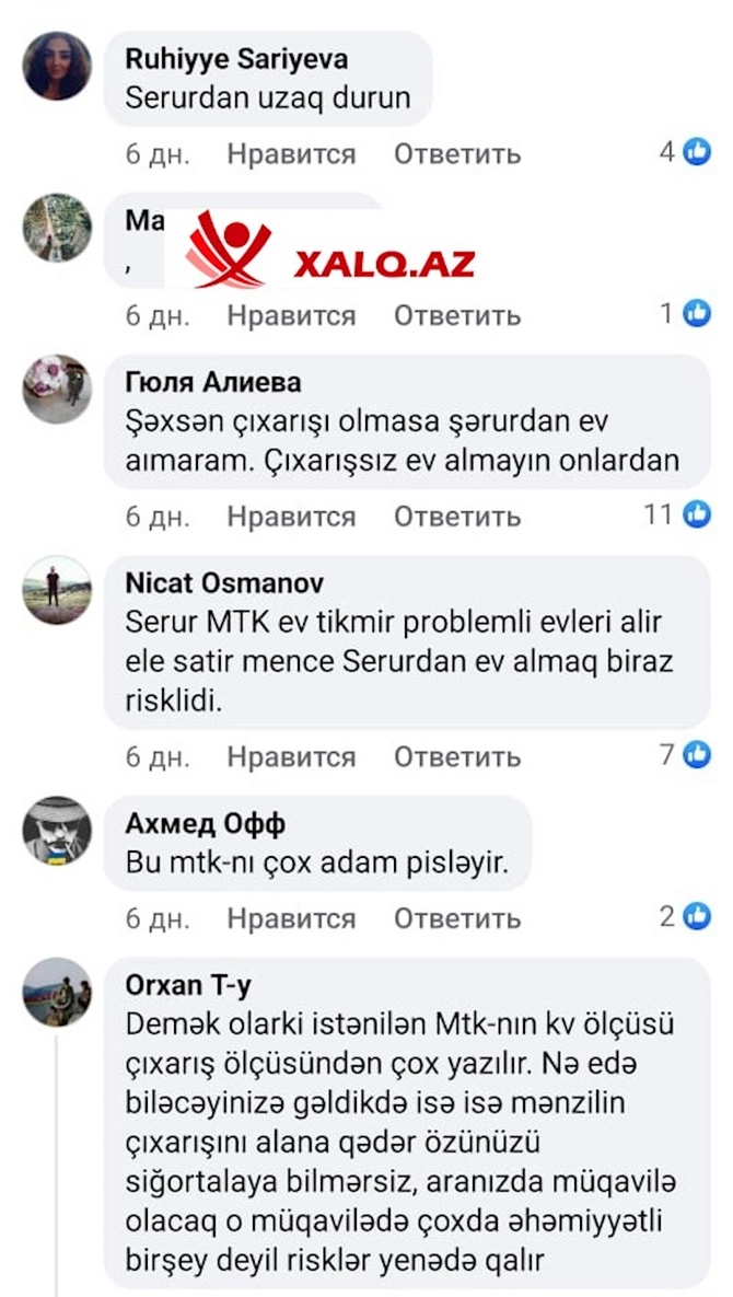 Şərurlu İsfəndiyar vətəndaşları necə aldadır? — Jasmine Parkdan şikayətlər ( FOTOFAKTLAR)