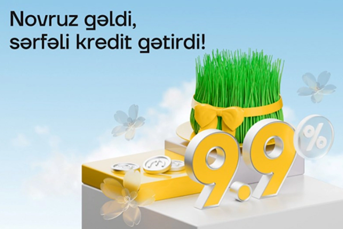“Yelo Bank”dan nağd pul kreditinə bahar endirimi