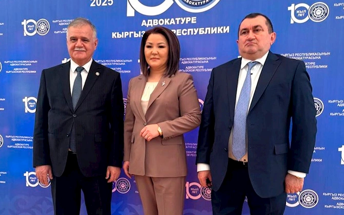 Vəkillər Kollegiyasının nümayəndə heyəti Qırğızıstanda rəsmi səfərdə olub — FOTOLAR