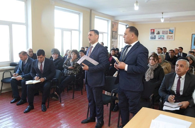 Hacıqabulda növbəti səyyar qəbul-görüş keçirildi — FOTOLAR