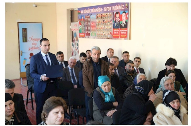 Hacıqabulda növbəti səyyar qəbul-görüş keçirildi — FOTOLAR