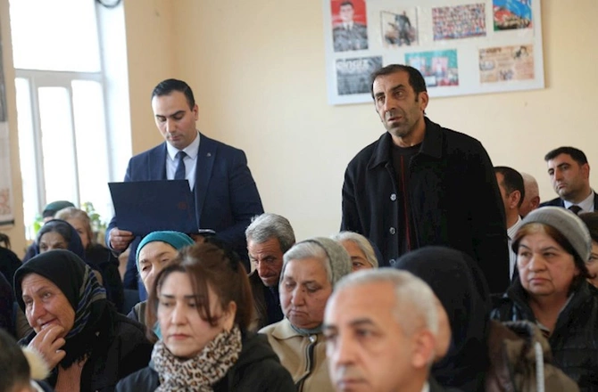 Hacıqabulda növbəti səyyar qəbul-görüş keçirildi — FOTOLAR