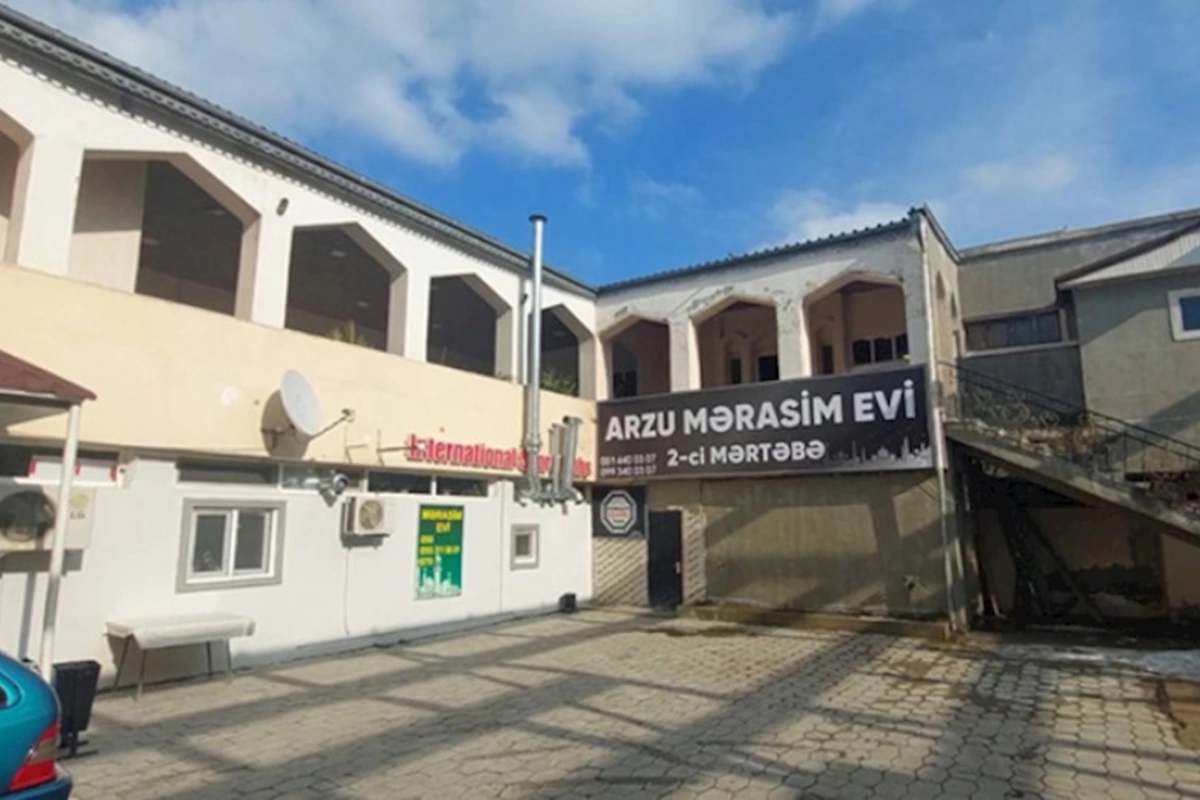 “Arzu” mərasim evinin fəaliyyəti dayandırıldı — VİDEO