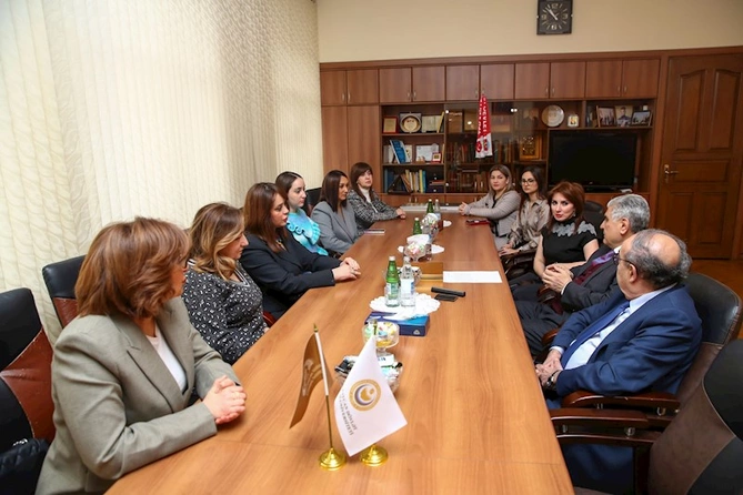 Pedaqoji Universitetdə tələbələrlə sağlam həyat tərzinin təbliği ilə bağlı görüş keçirilib — FOTOLAR