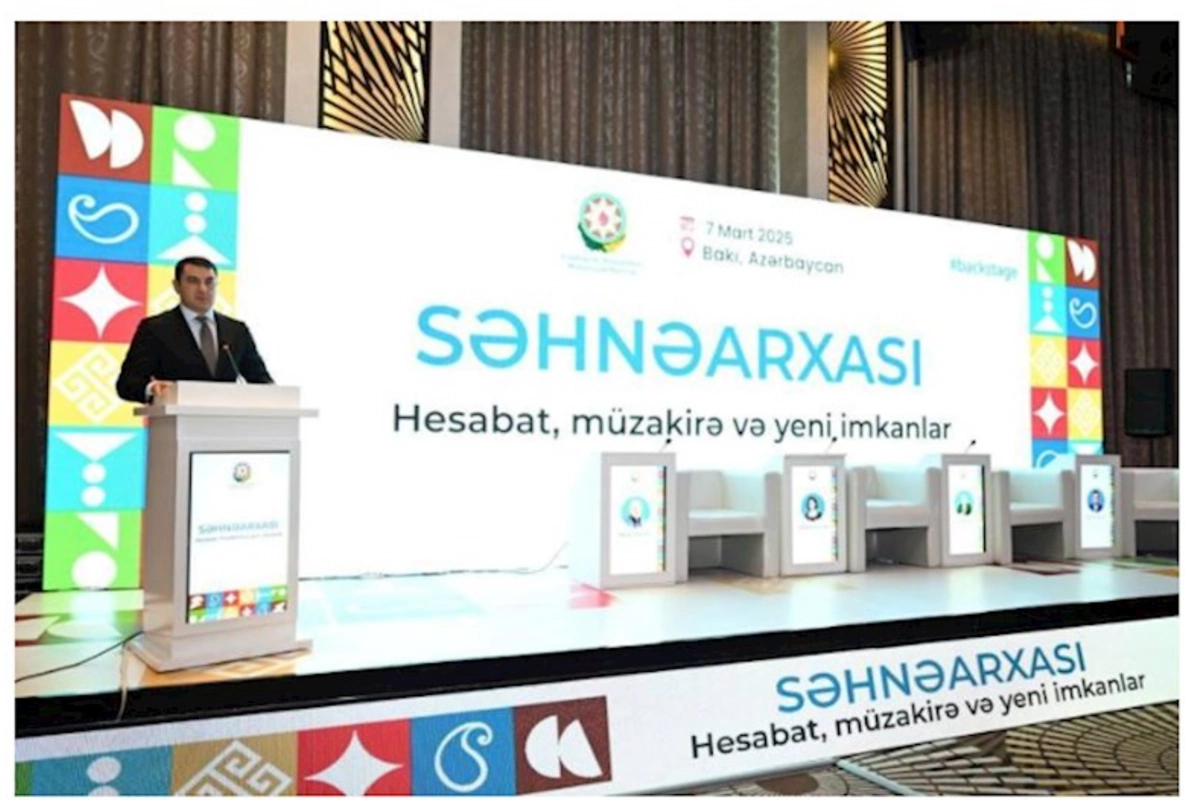 Səhnəarxası: hesabat, müzakirə və yeni imkanlar adlı tədbir keçirildi — FOTOLAR