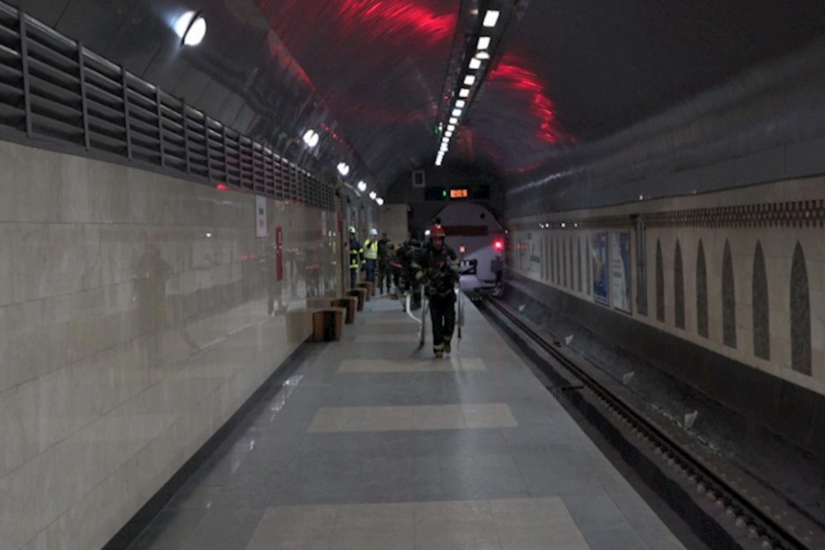 FHN metroda təlim keçirdi — VİDEO