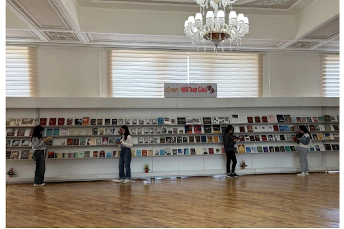 Milli Kitabxanada “10 mart - Milli Tеatr Günü” adlı kitab sərgisi açılıb