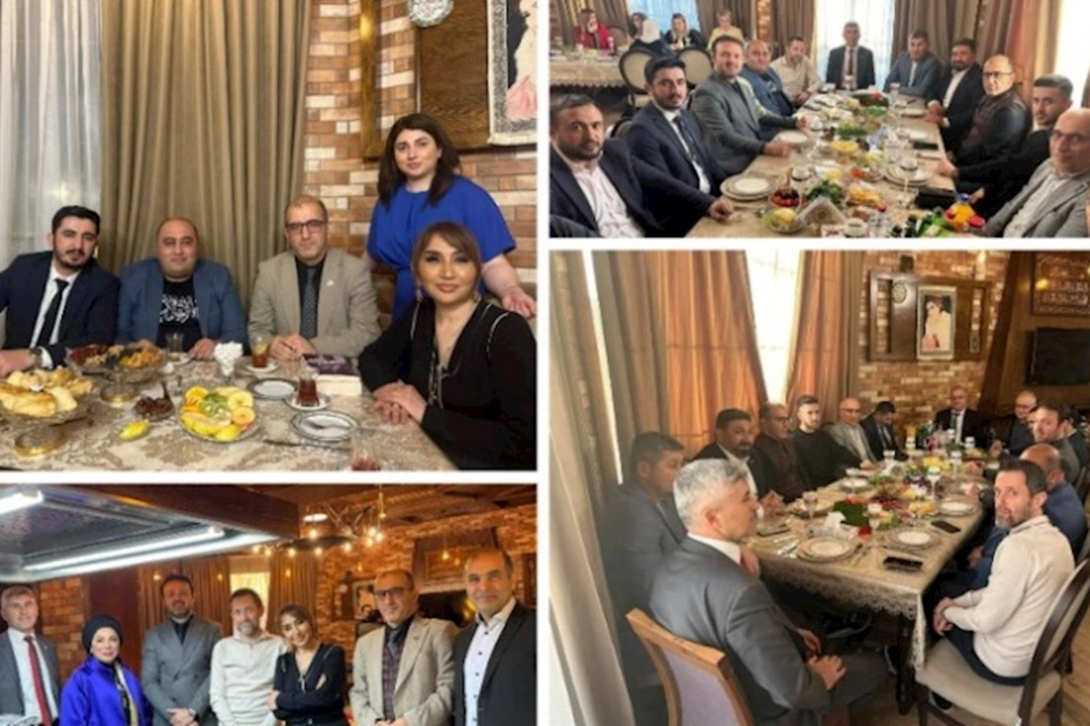Azərbaycan və Türkiyə nümayəndələrinin iştirakı ilə iftar süfrəsi — FOTOLAR