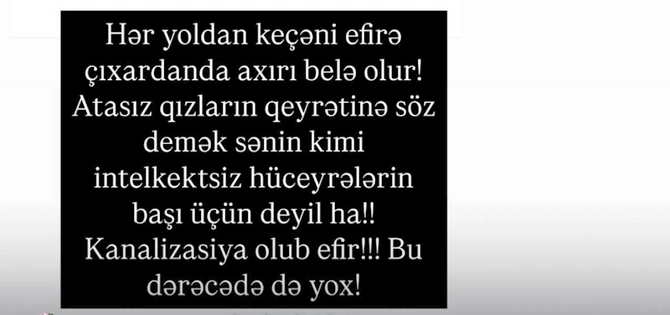 “Atasız qızların qeyrətinə söz demək sənin başın üçün deyil” — FOTOLAR “Atasız qızların qeyrətinə söz demək sənin başın üçün deyil” — FOTOLAR