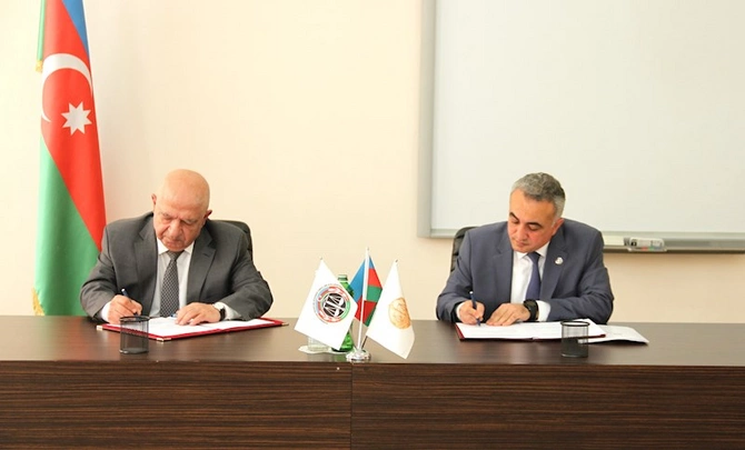 Vəkillər Kollegiyası və Ədliyyə Akademiyası arasında əməkdaşlıq haqqında memorandum imzalandı — FOTOLAR