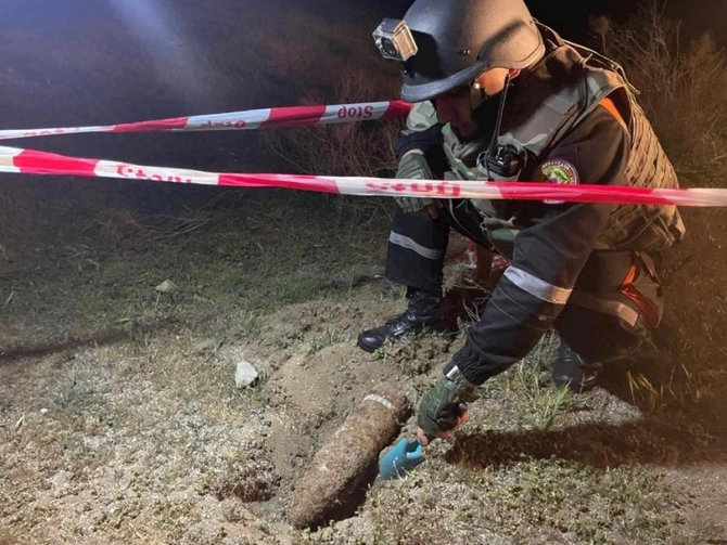 Qaradağ və Abşeronda hərbi sursatlar aşkarlandı — FOTOLAR