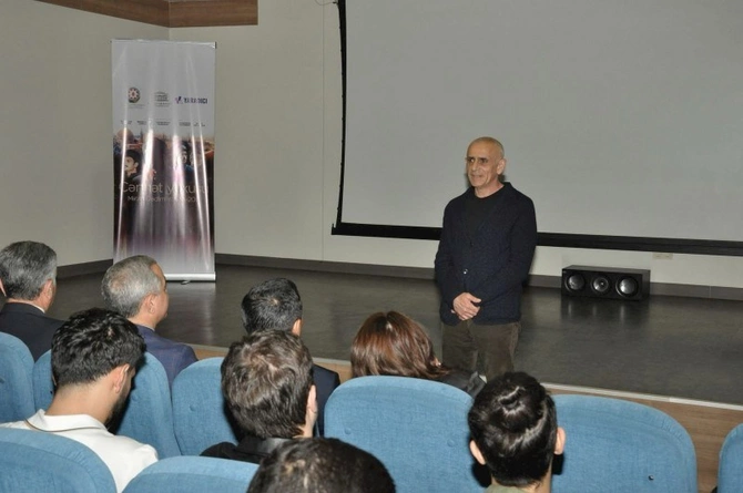 Cənnət yuxusu filmi Biləsuvarda nümayiş etdirilib — FOTOLAR