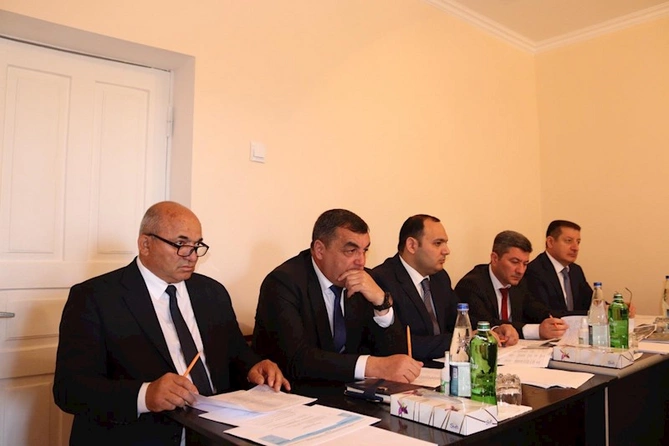 Zaur Mikayılov Şəmkirdə vətəndaşları qəbul etdi — FOTOLAR