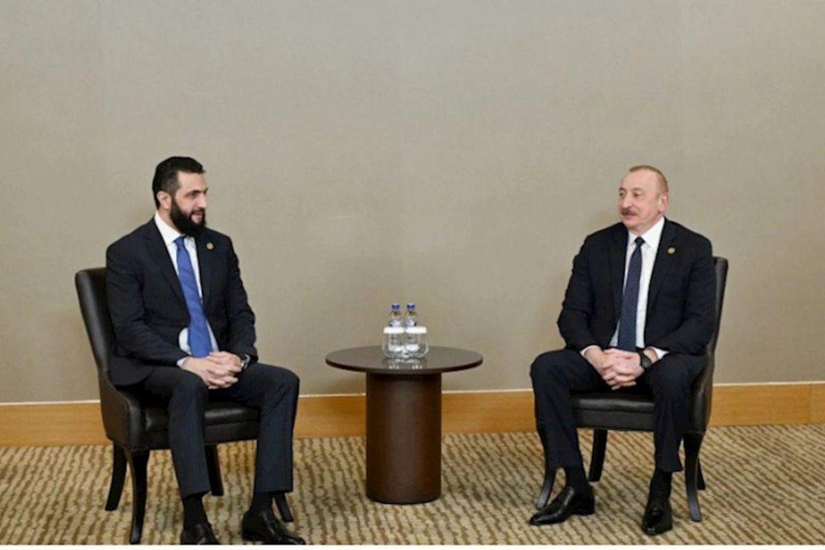 Prezident İlham Əliyevin Antalyada Suriyanın keçid dövrü Prezidenti ilə görüşü olub — YENİLƏNİB