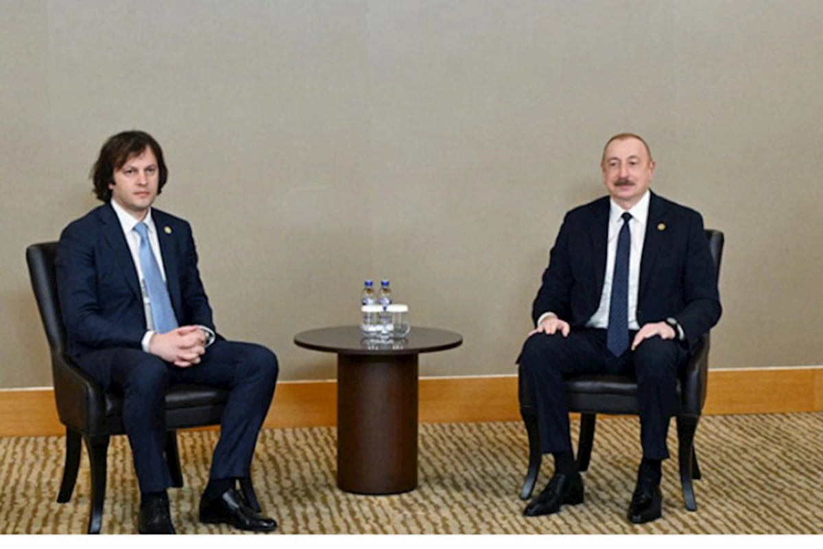 Prezident Antalyada Kobaxidze ilə görüşdü — FOTOLAR (YENİLƏNİB)
