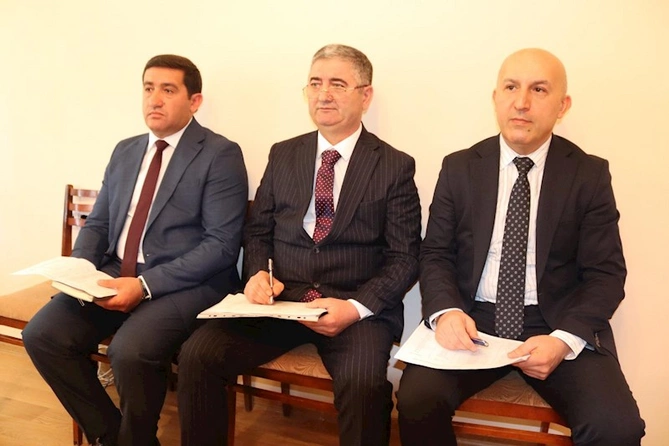 Zaur Mikayılov Şəmkirdə vətəndaşları qəbul etdi — FOTOLAR