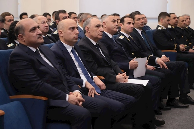 Nazir və Baş prokuror Qarabağ Universitetində — FOTOLAR Nazir və Baş prokuror Qarabağ Universitetində — FOTOLAR