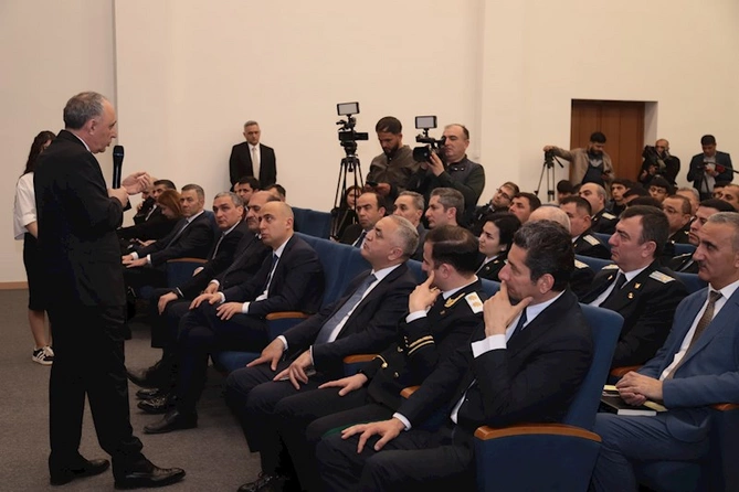 Xankəndidə Heydər Əliyev və suveren Azərbaycan mövzusunda konfrans keçirildi — FOTOLAR