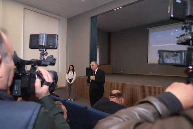 Xankəndidə Heydər Əliyev və suveren Azərbaycan mövzusunda konfrans keçirildi — FOTOLAR