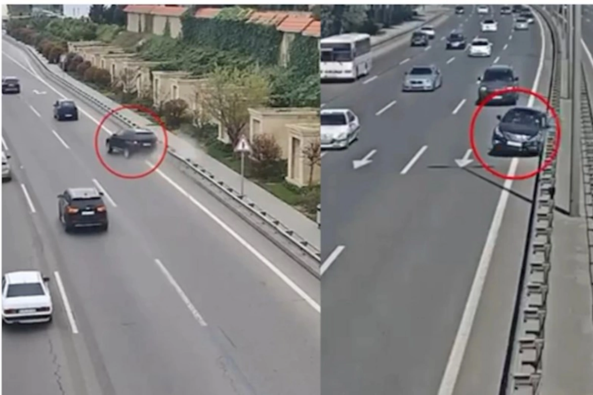 Aeroport yolunda iki qəza olub — VİDEO