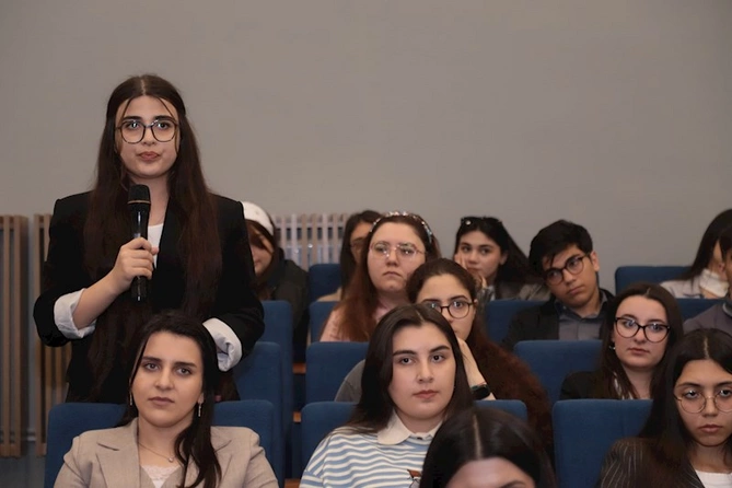 Xankəndidə Heydər Əliyev və suveren Azərbaycan mövzusunda konfrans keçirildi — FOTOLAR