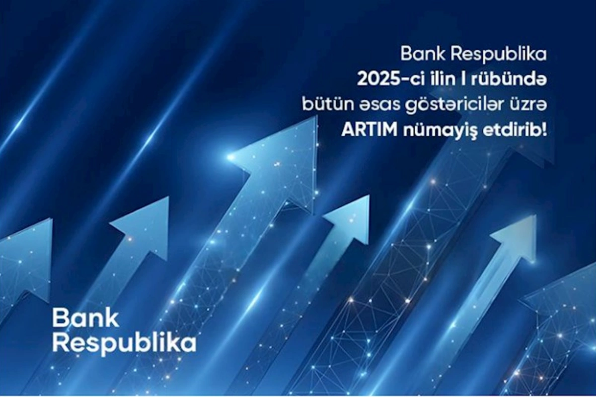 Bank Respublika I rübdə bütün əsas maliyyə göstəriciləri üzrə artım nümayiş etdirib