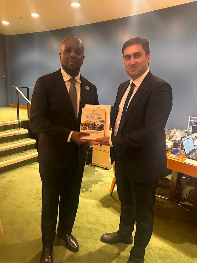 BMT-nin Nyu-Yorkdakı Baş qərargahında Afrika əsilli şəxslərin Daimi Forumunun 4-cü sessiyası başlayıb — FOTOLAR BMT-nin Nyu-Yorkdakı Baş qərargahında Afrika əsilli şəxslərin Daimi Forumunun 4-cü sessiyası başlayıb — FOTOLAR