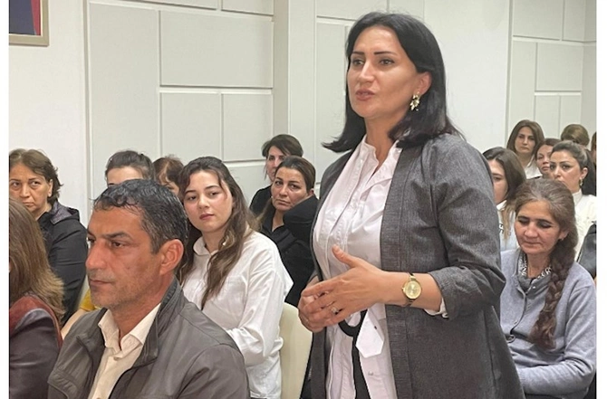 Hacıqabulda “İcbari Tibbi Sığortanın tətbiqi” mövzusunda görüş keçirildi — FOTOLAR Hacıqabulda “İcbari Tibbi Sığortanın tətbiqi” mövzusunda görüş keçirildi — FOTOLAR