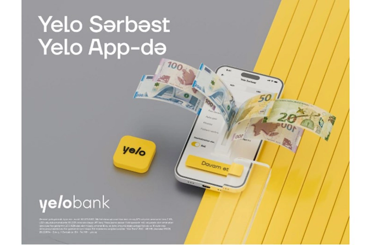 Yelo Sərbəst əmanəti artıq Yelo App-də
