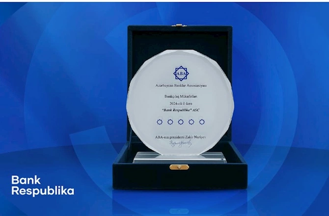 Bank Respublika ABA tərəfindən 5 nominasiya üzrə mükafata layiq görüldü — FOTOLAR Bank Respublika ABA tərəfindən 5 nominasiya üzrə mükafata layiq görüldü — FOTOLAR