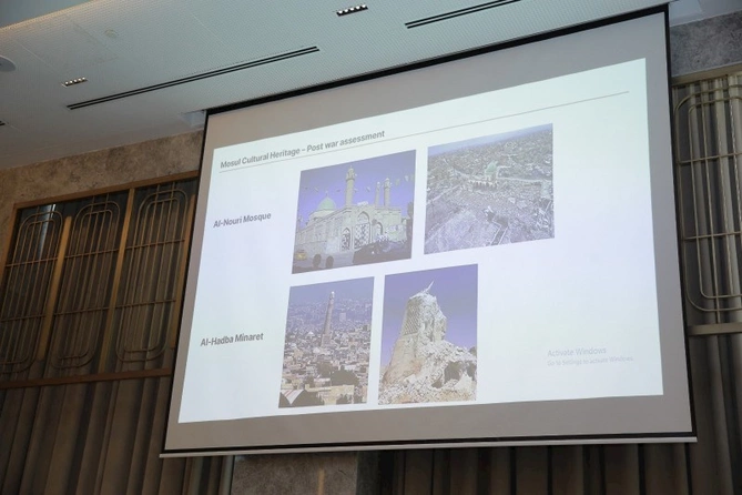 I İDMF-də mədəni irsin qorunmasında innovasiya və rəqəmsallaşma məsələləri müzakirə olunub — FOTOLAR