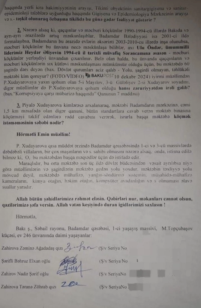 Qalmaqallı direktorun səs yazısı yayıldı — Məhkəməyə verildi (VİDEO) Qalmaqallı direktorun səs yazısı yayıldı — Məhkəməyə verildi (VİDEO)