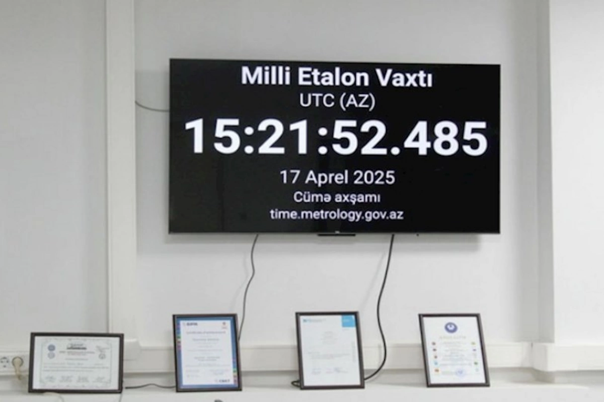 Azərbaycanda Milli Etalon Vaxtı yaradılır