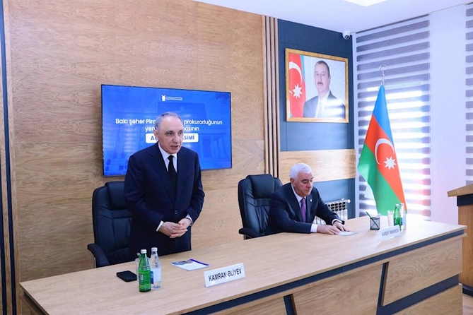 Pirallahı prokurorluğunun yeni binasının açılışı oldu — FOTOLAR
