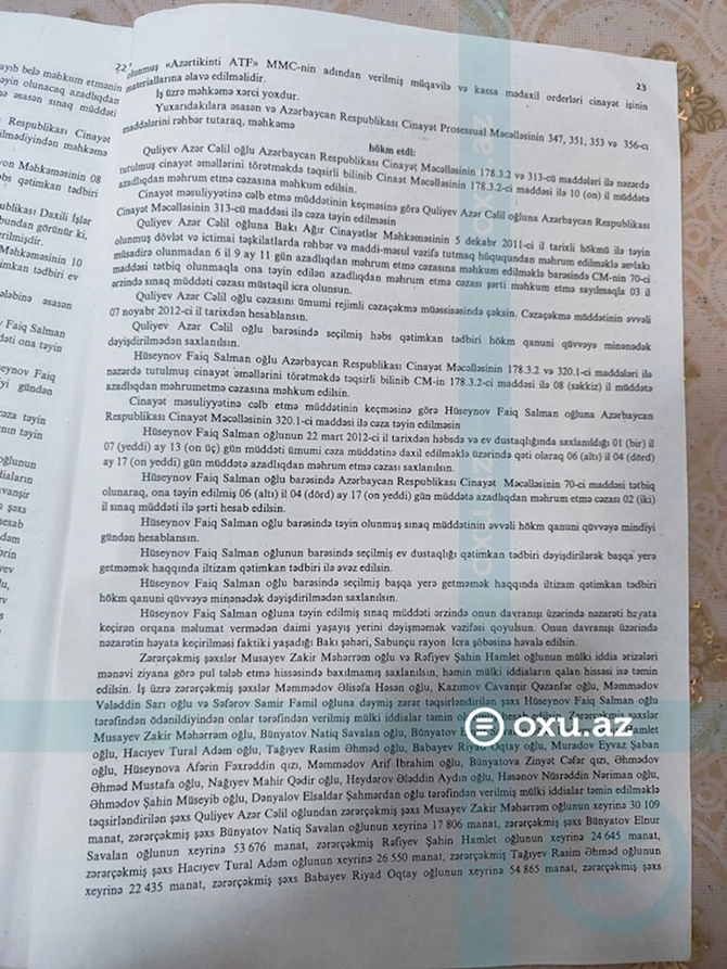 Şərurlu İsfəndiyardan NÖVBƏTİ ŞİKAYƏT: 85 min dollarımı qaytarmır, deyir, ucuz satmışıq — FOTOLAR Şərurlu İsfəndiyardan NÖVBƏTİ ŞİKAYƏT: 85 min dollarımı qaytarmır, deyir, ucuz satmışıq — FOTOLAR