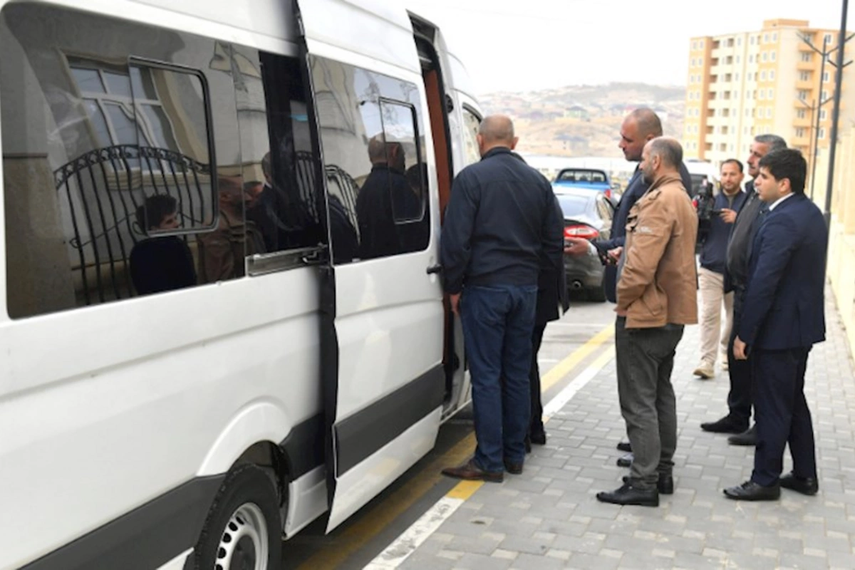 Sarıcalı kəndinə növbəti köç karvanı yola salındı