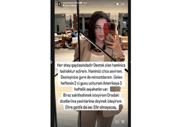 Kanal Sin qalmaqallı aparıcısı ölkədən GEDİR — FOTO